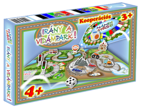 Irány a vidámpark NándiMese társasjáték